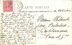 Luchon CPA Falls of the spade (mountains of Vignasque in the content)