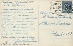 Luchon CPA the park of the Quincunxes Refreshment bar of pre