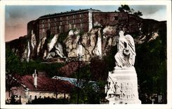 Belfort CPA the public garden of the memory and the castle