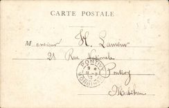 Paris-MODERNE KARTE koniglicher Gaumen