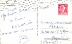 Paris CPA the Pantheon and the street Soufflot