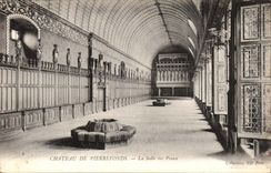 Chateau de Pierrefonds CPA La salle des preux