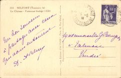 Belfort CPA die Schloss Feudalfestung (1226)