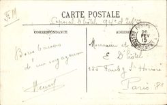 Sens CPA Seen of the new bridge and the church St Maurice