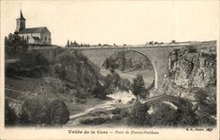 Valley of Cure CPA Bridge of Pierre Perthuis