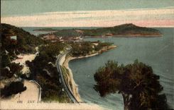 Surroundings of Nice CPA Road of the Cornice