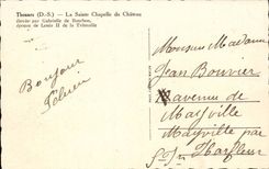 Thouars CPA the holy vault of the castle raised by Gabrielle de Bourbon marries of Louis II of Tremoille