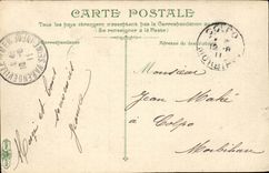 Dieppe CPA the casino and the beach seen of the old castle