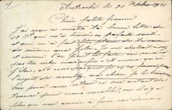 Tender CPA Fantasy Militaria affection