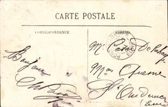 Together of Good Help and the monument of Jeanne of arc CPA