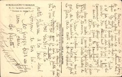 Bordeaux CPA the public garden Boat at rest