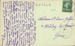 Paris CPA Statue of the Republic (lion tramay)