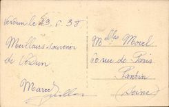 Verdun CPA the monument with the children of Verdun died during the war