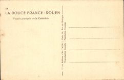 Rouen CPA principal Frontage of the cathedral