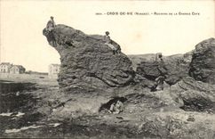 Croix de Vie CPA Felsen des grossen Masses