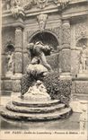 Paris CPA Gardens of Luxembourg Fountain of Medicis