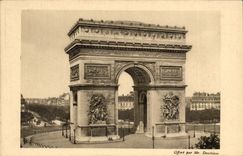 Paris CPA Arc de Triomphe (chart medical Days of Paris)