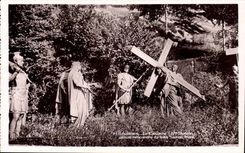 Lourdes CPA the martyrdom (4th station) Jesus meets his/her Mother Very Sainte