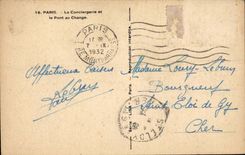 Paris CPA des die Hutte und die Brucke Warters mit dem Austausch