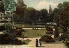 Vichy CPA a corner of the park of CElestins