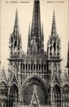 Rouen CPA Cathedral Details of the frontage