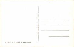 Sens CPA the frontage of the cathedral