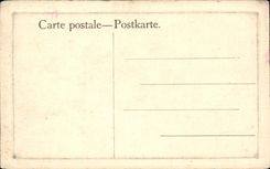 CPA Painting country landscape (sheep)