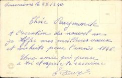 CPA Fantasy Happy New Year Flowers