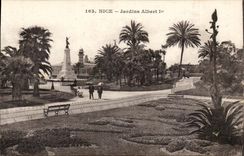 Nice CPA Gardens Albert 1st