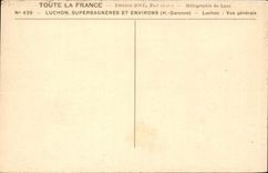 Luchon CPA Superbagneres and surroundings View