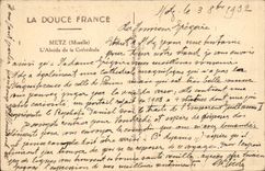 Metz CPA der Apse der Kathedrale