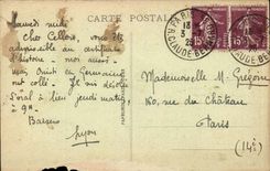 Paris CPA Notre Dame La facade