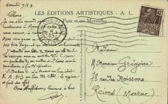 Paris CPA die Hutte des Warters