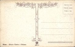 Italie Italia Roma CPA Piazza esebra a Termini