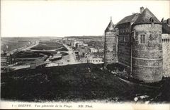 Dieppe CPA View of the beach