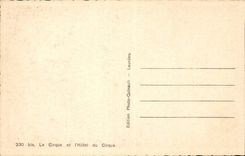 Gavarnie CPA the circus and the hotel of the circus