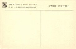 Deutsche Str Paris-CPA der Bewohner von Auxerre