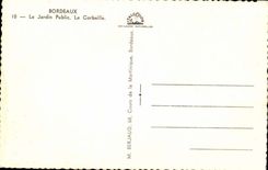 Bordeaux CPA the public garden the Basket