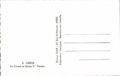 Lisieux CPA CArnmel und Statue Co Therese