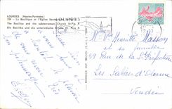 Lourdes CPA the basilica and the underground church