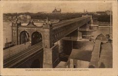 Germany Theinbrucke zwischen Mannheim und Ludwigshafen