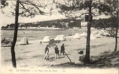 Buro CPA der Strand genommen von den Dunen