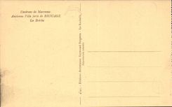 Umlagerungen der alten starken Stadt der Marenne Auster CPA von Brouage der Bruch