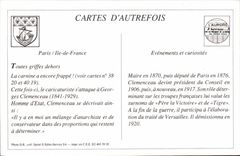 REPRODUCTION the carninie Lefrancq chairs Doctor Georges Clemenceau President of the council