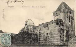 Dieppe CPA der Schloss Aufsatz der Wolbung