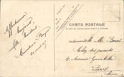 Dieppe CPA der Schloss Aufsatz der Wolbung