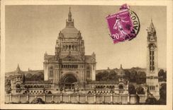 Lisieux CPA Basilika-Ansicht des Projektes