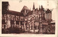 Lisieux CPA Apse der Kathedrale Str Pierre