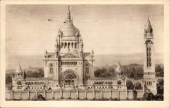 Lisieux CPA die Basilika Ansicht des Projektes