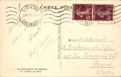 Lisieux CPA die Basilika Ansicht des Projektes